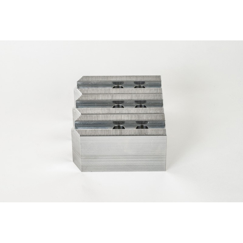 Алюмінієві оброблювані кулачки для токарного верстата під патрон 8 дюймів (210 мм), стандартний наконечник, комплект з 3 предметів