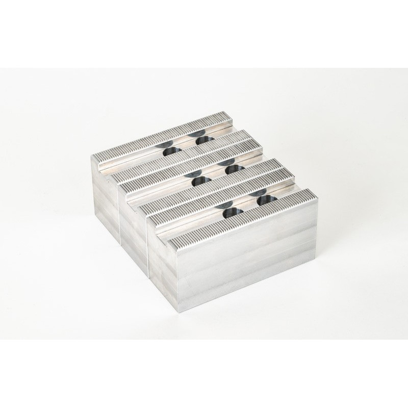 Алюмінієві оброблювані кулачки для токарного верстата під патрон 8 дюймів (210 мм), стандартні плоскі, комплект з 3 предметів