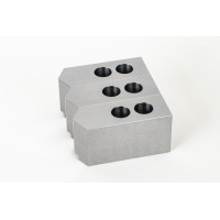 Кулачки токарного верстата з м'якої сталі, що оброблюються, для патрона 8 дюймів (210 мм), стандартний наконечник, комплект з 3 предметів