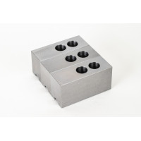 Кулачки токарного верстата з м'якої сталі, що оброблюються, для патрона 8 дюймів (210 мм), стандартні плоскі, комплект з 3 предметів