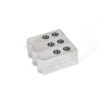 Алюмінієві оброблювані кулачки для токарного верстата під патрон 10 дюймів (254 мм), стандартний наконечник, комплект з 3 предметів