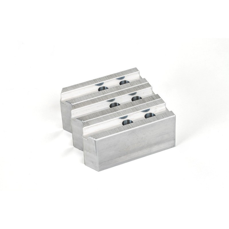 Алюмінієві оброблювані кулачки для токарного верстата під патрон 10 дюймів (254 мм), стандартний наконечник, комплект з 3 предметів