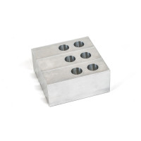 Алюмінієві оброблювані кулачки для токарного верстата під патрон 10 дюймів (254 мм), стандартні плоскі, комплект з 3 предметів