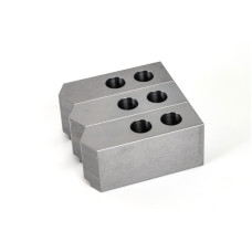 Кулачки токарного верстата з м'якої сталі, що оброблюються, для патрона 10 дюймів (254 мм), стандартний наконечник, комплект з 3 предметів