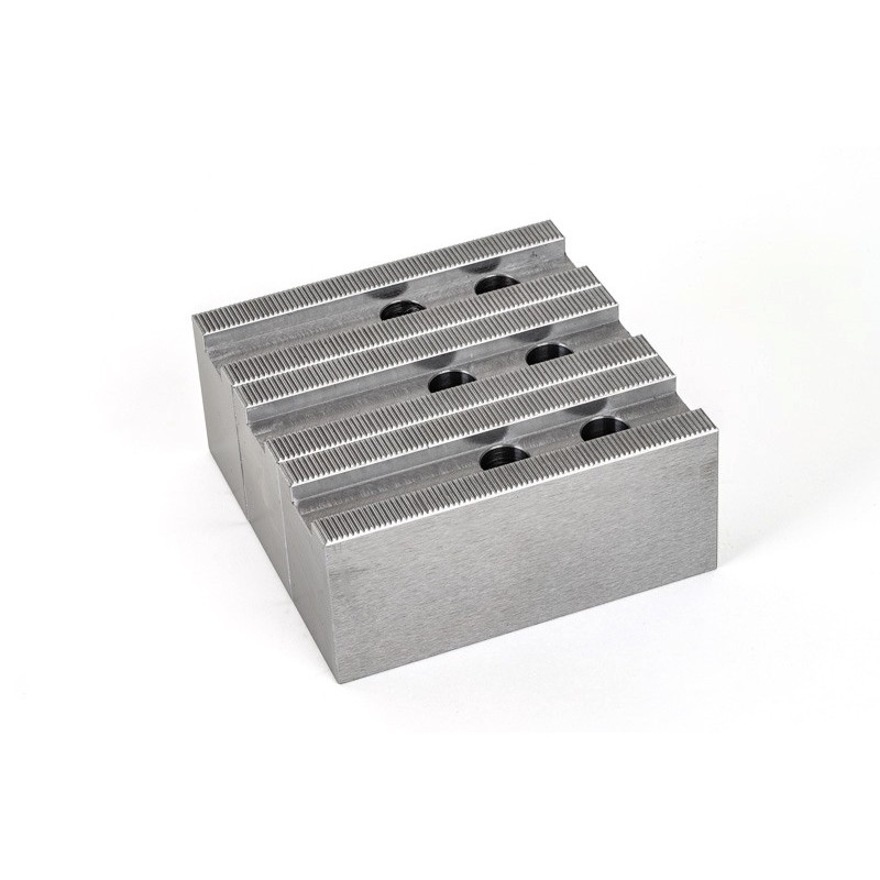 Кулачки токарного верстата з м'якої сталі, що оброблюються, для патрона 10 дюймів (254 мм), стандартні плоскі, комплект з 3 предметів