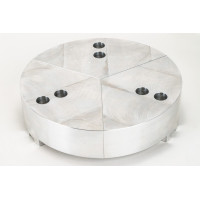 Aluminum Machinable Lathe Jaws for 10" (254mm) Chuck, Round, 3 Pc. Set