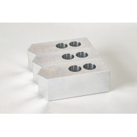 Aluminum Machinable Lathe Jaws for 12" (305mm) Chuck, Standard Point, 3 Pc. Set