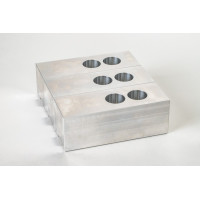 Алюмінієві оброблювані кулачки для токарного верстата під патрон 12 дюймів (305 мм), стандартні плоскі, комплект з 3 предметів