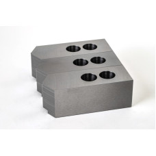 Кулачки токарного верстата з м'якої сталі, що оброблюються, для патрона 12 дюймів (305 мм), стандартний наконечник, комплект з 3 предметів