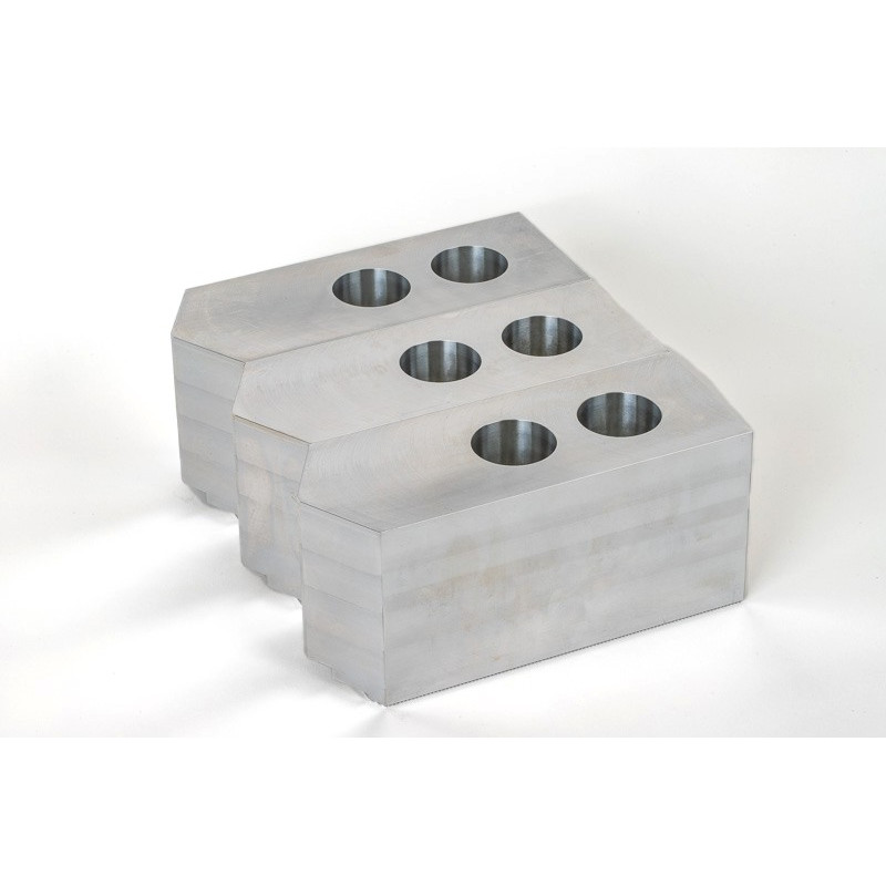 Алюмінієві оброблювані кулачки для токарного верстата під патрон 15 дюймів (381 мм), стандартний наконечник, комплект з 3 предметів