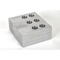 Алюмінієві оброблювані кулачки для токарного верстата під патрон 15 дюймів (381 мм), стандартні плоскі, комплект з 3 предметів