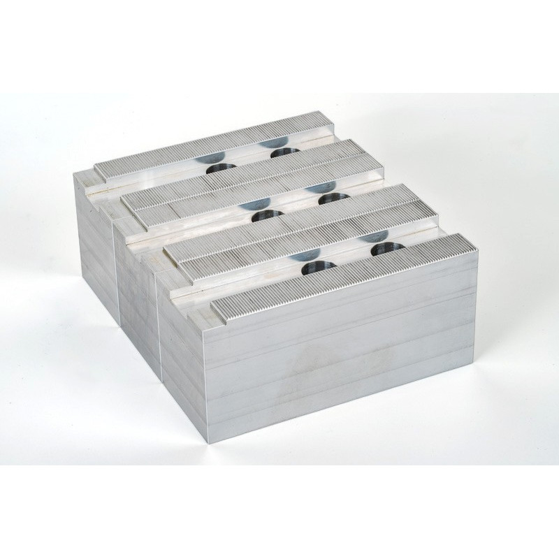 Алюмінієві оброблювані кулачки для токарного верстата під патрон 15 дюймів (381 мм), стандартні плоскі, комплект з 3 предметів