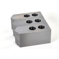 Кулачки токарного верстата з м'якої сталі, що оброблюються, для патрона 15 дюймів (381 мм), стандартний наконечник, комплект з 3 предметів