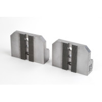 Гідравлічні лещата Haas з твердої сталі, необроблювані, 100 мм (4 дюйми), самоцентруючі, зубчасті - патрон Haas 150 мм (6 дюймів)