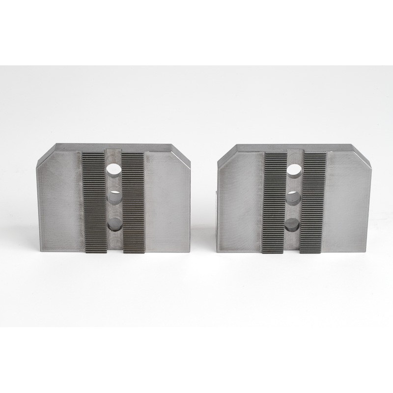 Гідравлічні лещата Haas з твердої сталі, необроблювані, 100 мм (4 дюйми), самоцентруючі, зубчасті - патрон Haas 150 мм (6 дюймів)