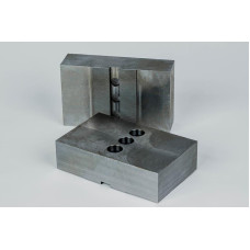 Гідравлічні лещата Haas з м'якої сталі, 150 мм (6 дюймів), що оброблюються, самоцентруючі, з гідравлічним патроном - лещата Haas 200 мм (8 дюймів)