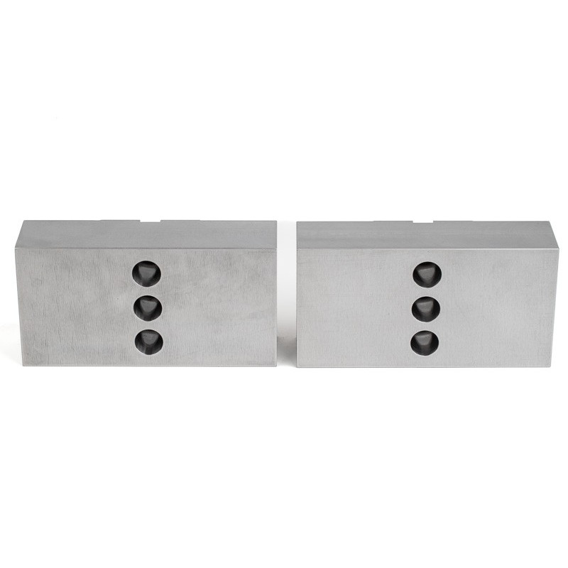 Гідравлічні лещата Haas з м'якої сталі 8 дюймів (200 мм), що оброблюються, самоцентруючі, з гідравлічним патроном 10 дюймів (250 мм)