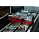 100mm (4") Single-Station Fixed-Jaw Vise, 165mm (6-1/2") Opening, Flange Style, Haas Workholding by Kurt