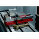 100mm (4") Single-Station Fixed-Jaw Vise, 165mm (6-1/2") Opening, Flange Style, Haas Workholding by Kurt