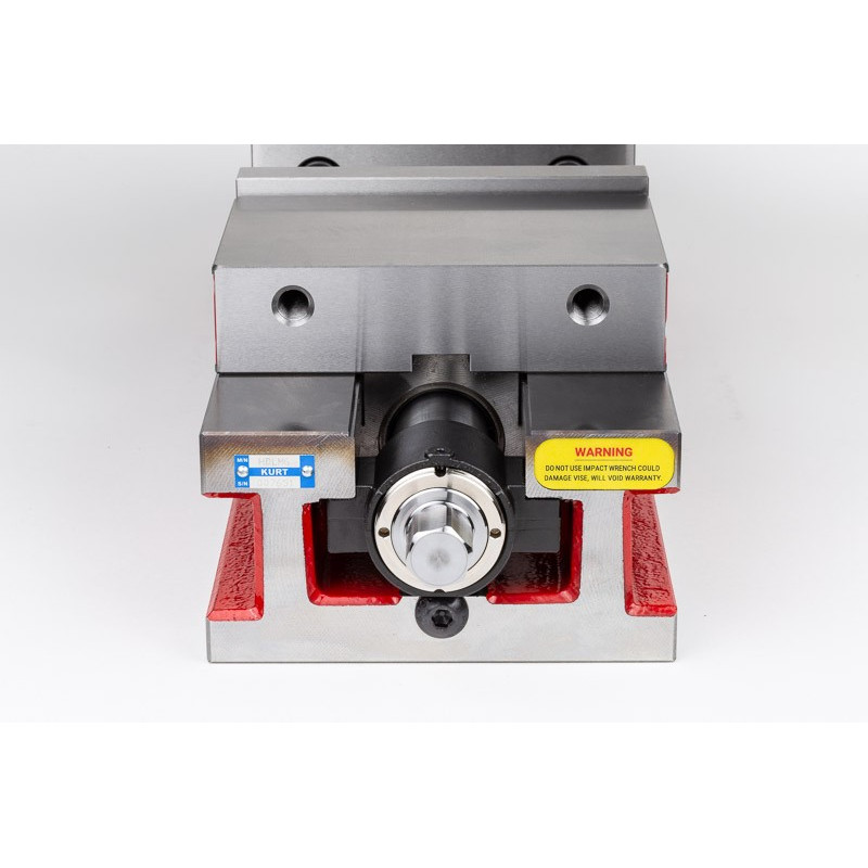 Двопозиційні лещата з фіксованою кулачкою 150 мм (6 дюймів), отвір 100 мм (4 дюйми), затиск Haas від Kurt