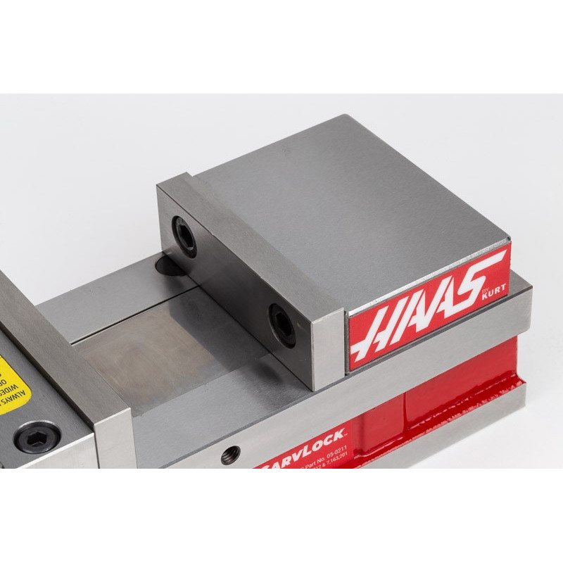 Двопозиційні лещата з фіксованою кулачкою 100 мм (4 дюйми), отвір 75 мм (3 дюйми), затиск Haas від Kurt