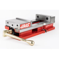 150mm (6") Single-Station Fixed Jaw Vise, 225mm (9") Opening, Flange Style, Haas Workholding by Kurt