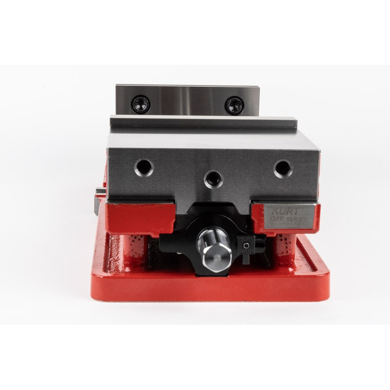 150mm (6") Single-Station Fixed Jaw Vise, 225mm (9") Opening, Flange Style, Haas Workholding by Kurt