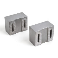 М'які сталеві самоцентрувальні пневматичні лещата 75 мм (3 дюйми), що підлягають обробці, зубчасті