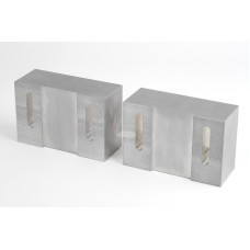 Алюмінієві самоцентрувальні пневматичні лещата 150 мм (6 дюймів), що підлягають обробці, зубчасті