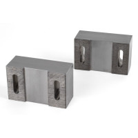 М'які сталеві самоцентрувальні пневматичні лещата 100 мм (4 дюйми), що підлягають обробці, зубчасті