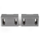Soft Steel 100mm (4") Machinable Self-Centering Air Vise Jaws, Serrated