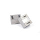 Aluminum 75mm (3") Machinable Self-Centering Air Vise Jaws, Serrated