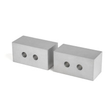 Алюмінієві самоцентрувальні лещата 3 дюйми (75 мм) x 1-1/2 дюйма (38 мм), що підлягають обробці