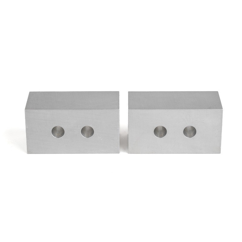 Aluminum 3" (75mm) x 1-1/2" (38mm) Machinable Self-Centering Vise Jaws