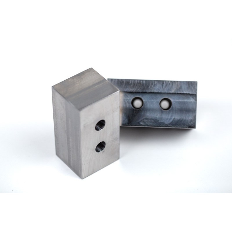Soft Steel 3" (75mm) x 1-1/2" (38mm) Machinable Self-Centering Vise Jaws