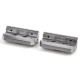 Hard Steel 3" (75mm) Non-Machinable Serrated Self-Centering Vise Jaws