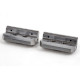 Hard Steel 3" (75mm) Non-Machinable Serrated Self-Centering Vise Jaws