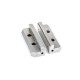 Hard Steel 5" (130mm) Non-Machinable Dovetail Self-Centering Vise Jaws