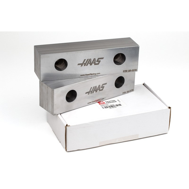 Soft Steel 8" (200mm) x 2" (50mm) Machinable Vise Jaws