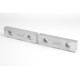 Aluminum 8" (200mm) x 1" (25mm) Machinable Vise Jaws