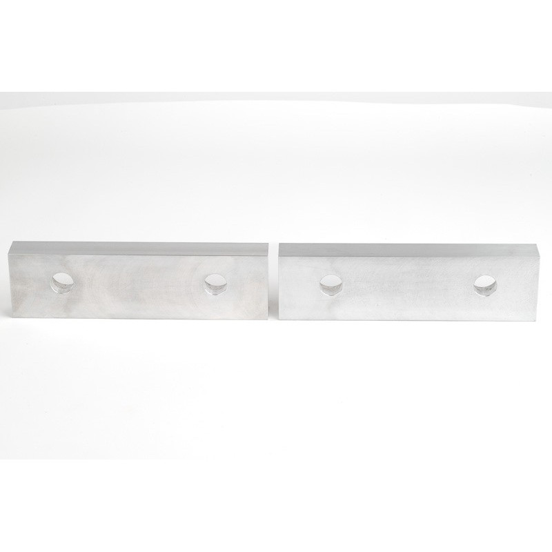 Aluminum 8" (200mm) x 1" (25mm) Machinable Vise Jaws