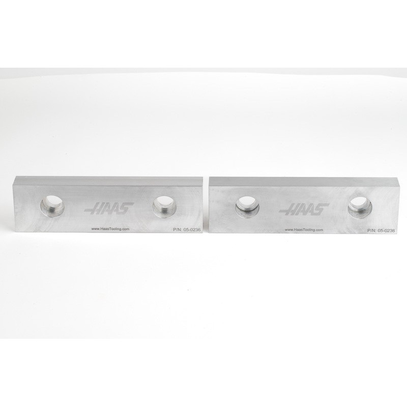 Aluminum 8" (200mm) x 1" (25mm) Machinable Vise Jaws