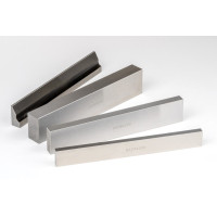 Zestaw równoległościanów ze stali hartowanej, długość 200mm x szerokość 8-22mm, wysokość 24-40mm, 4 pary