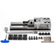 150mm (6") Single-Station Modular Fixed-Jaw Vise, 200mm (8") Opening
