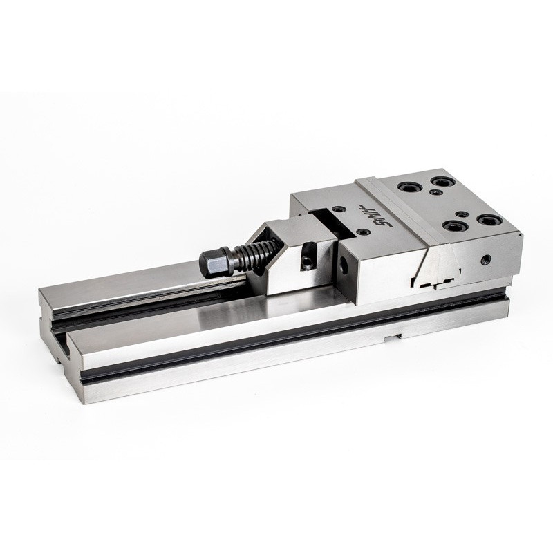 150mm (6") Single-Station Modular Fixed-Jaw Vise, 200mm (8") Opening