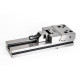 150mm (6") Single-Station Modular Fixed-Jaw Vise, 200mm (8") Opening