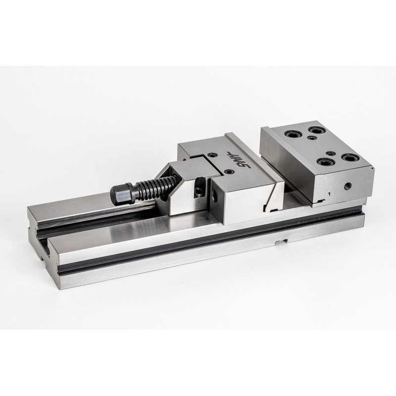 150mm (6") Single-Station Modular Fixed-Jaw Vise, 200mm (8") Opening