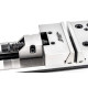 150mm (6") Single-Station Modular Fixed-Jaw Vise, 200mm (8") Opening