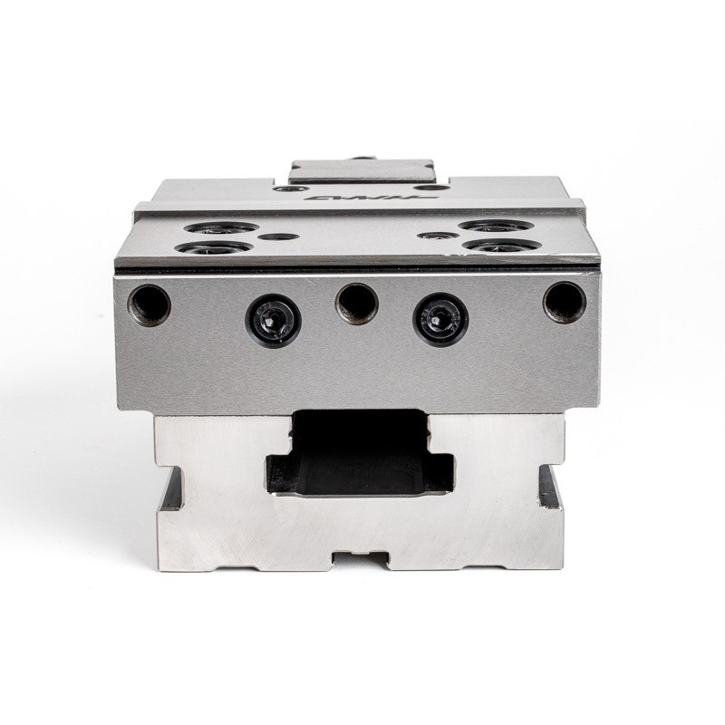 150mm (6") Single-Station Modular Fixed-Jaw Vise, 200mm (8") Opening