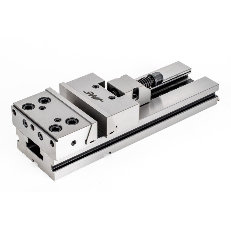 150mm (6") Single-Station Modular Fixed-Jaw Vise, 200mm (8") Opening